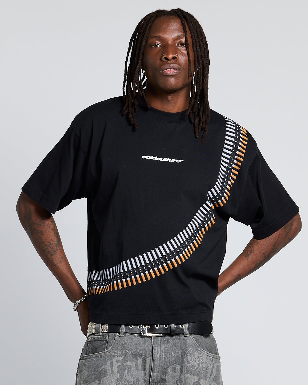 SMOKE BULLETS TEE BLACK