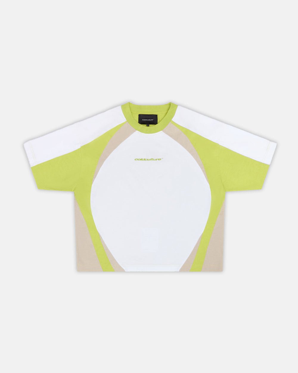 SPEED SPOKE TEE GREEN & GREY