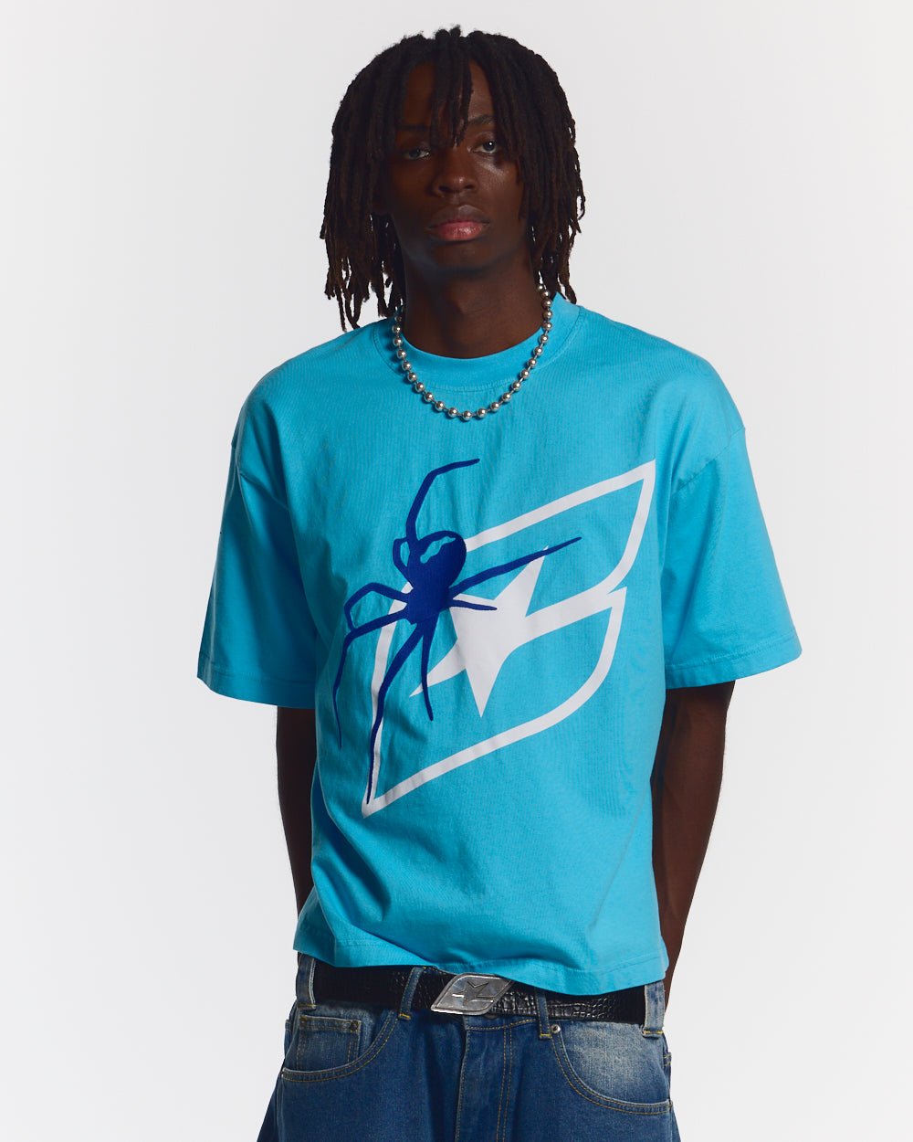 SPIDER TEE BLUE