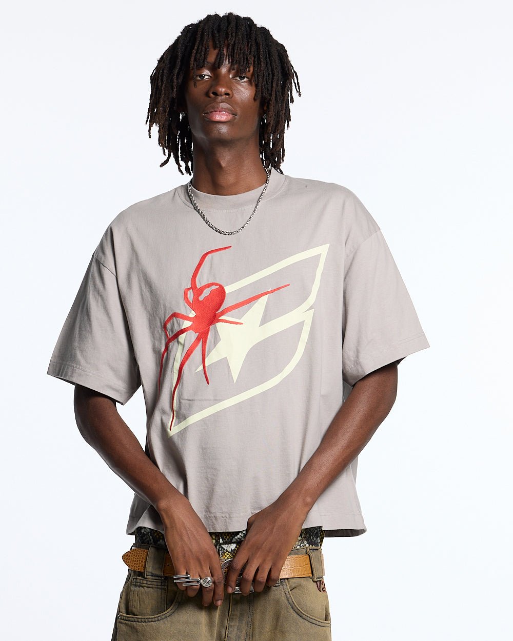 SPIDER TEE GREY