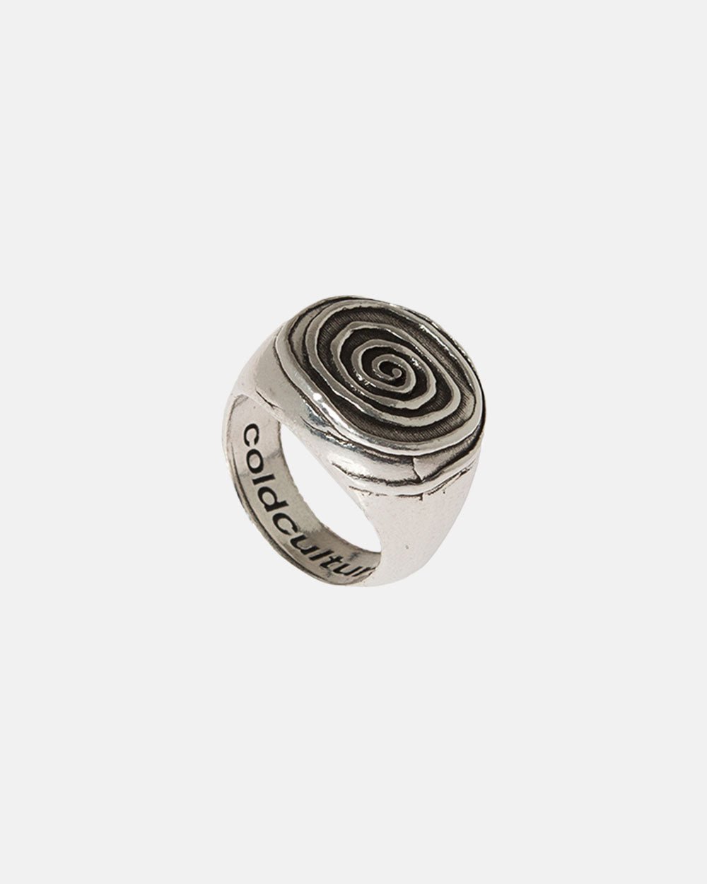 SPIRAL SIGNET RING