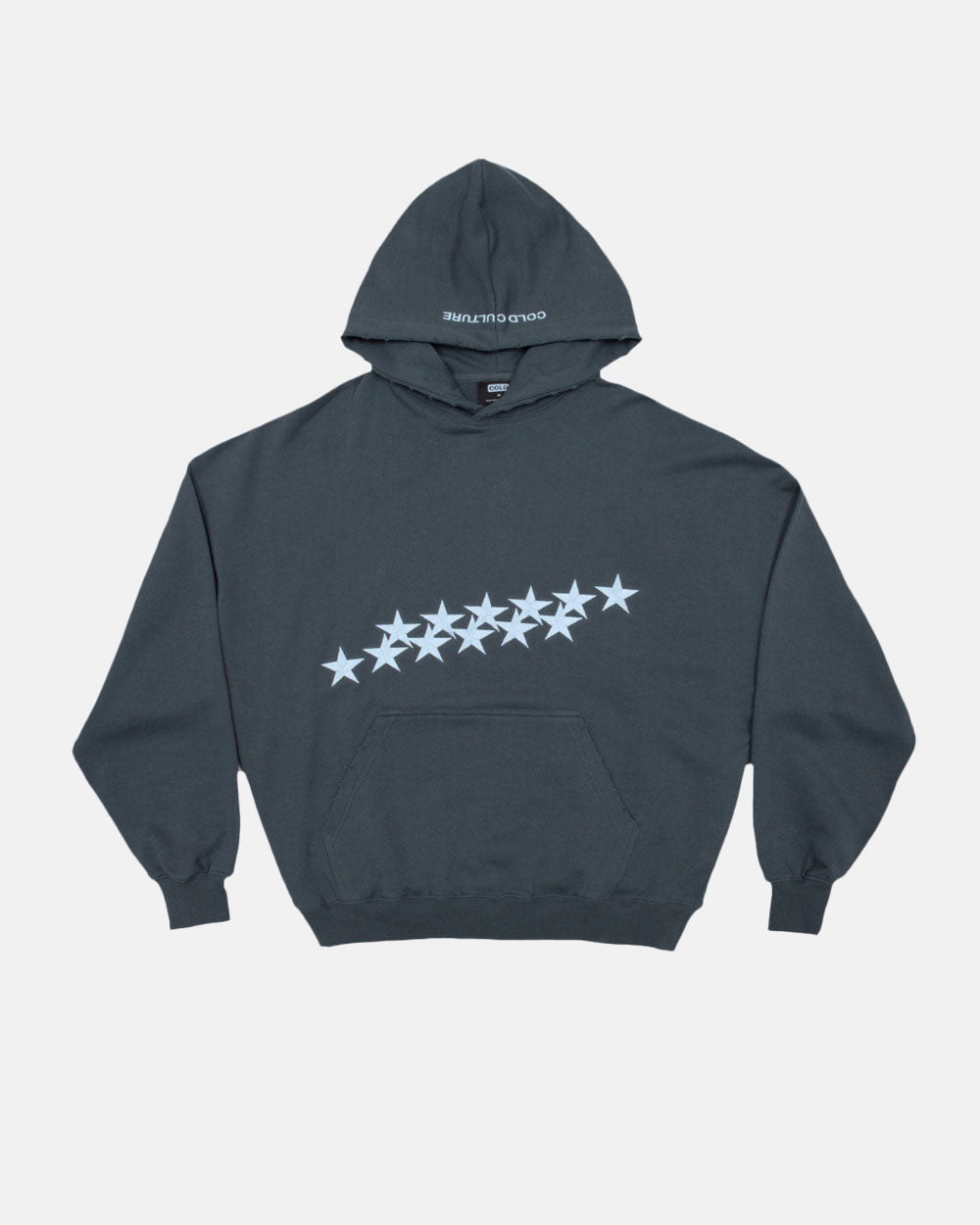 SUDADERA CON CAPUCHA ESTRELLAS AZUL PIZARRA
