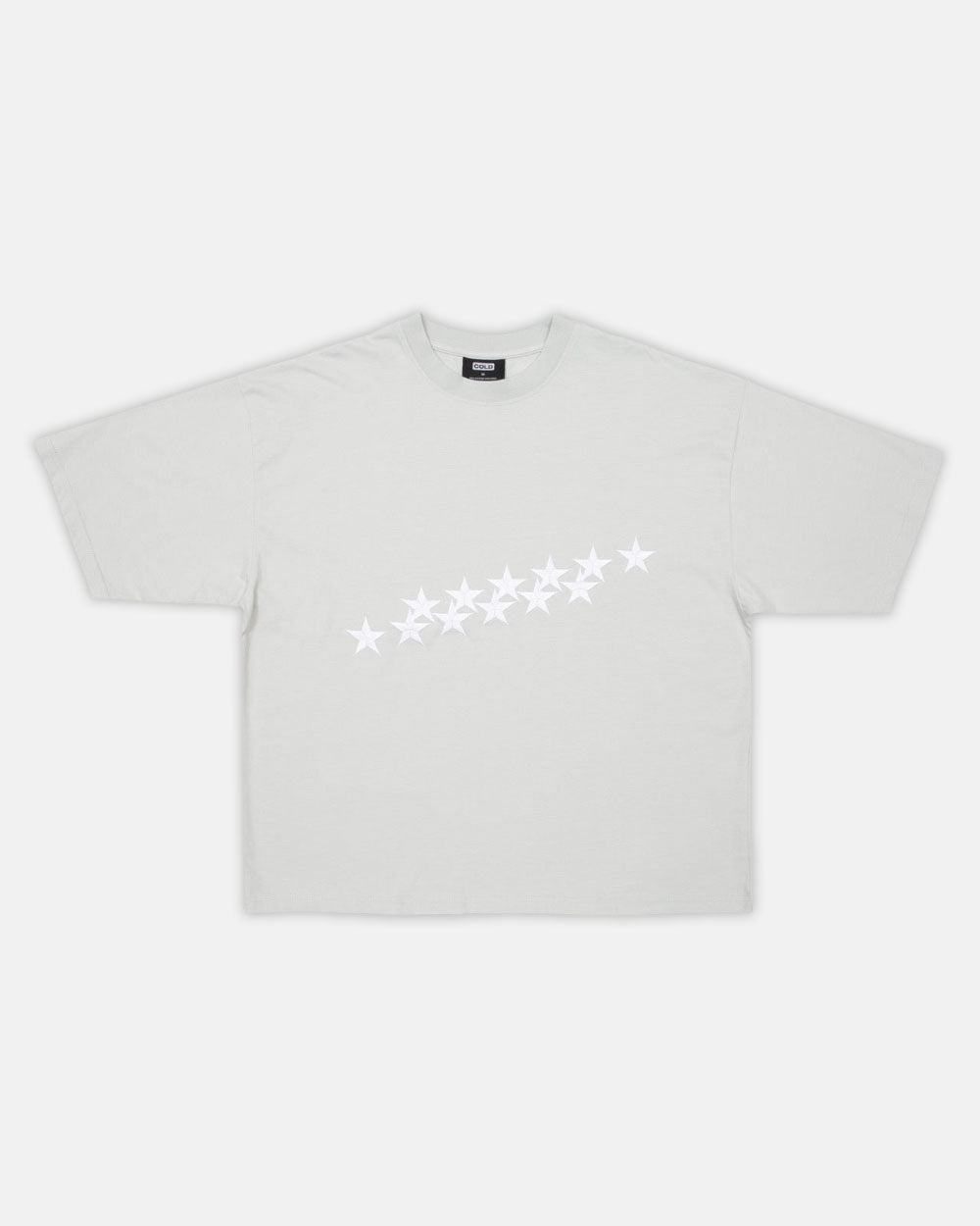 STARS TEE PALE GREY