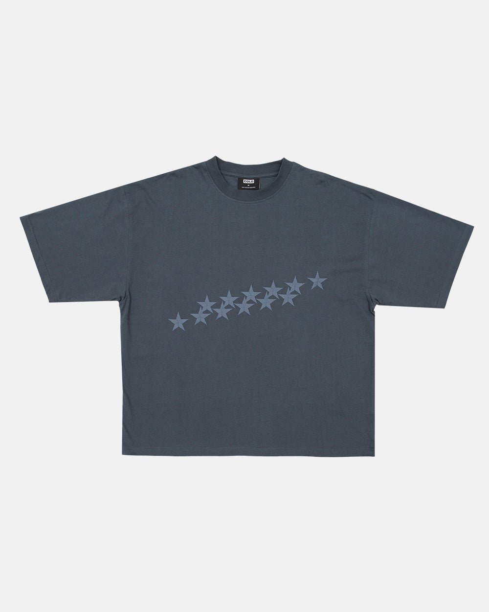 STARS TEE SLATE BLUE