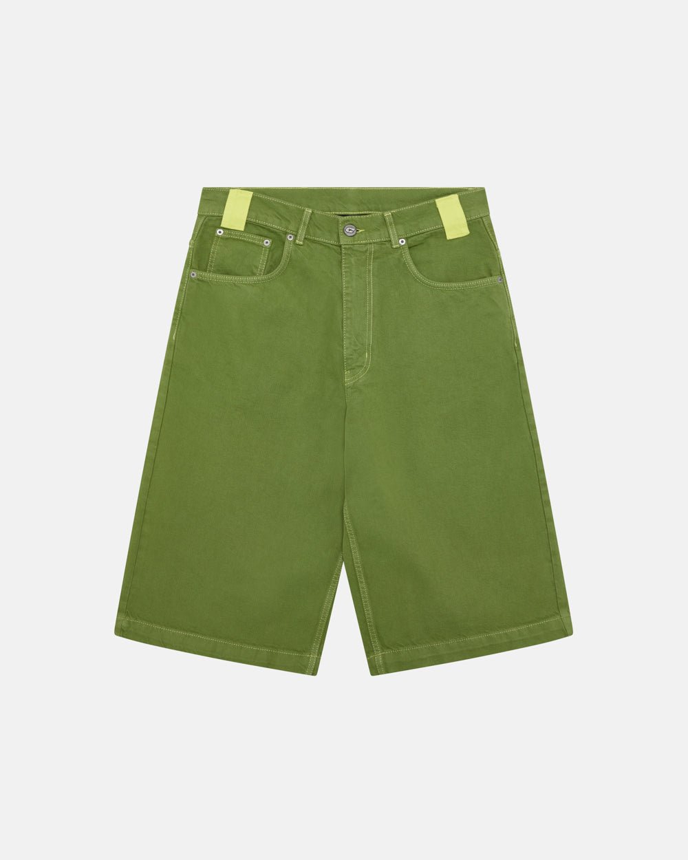 STITCHING JORTS CACTUS GREEN