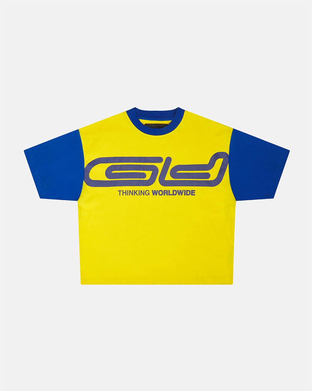 TEEN SPIRIT ERA TEE YELLOW AND BLUE