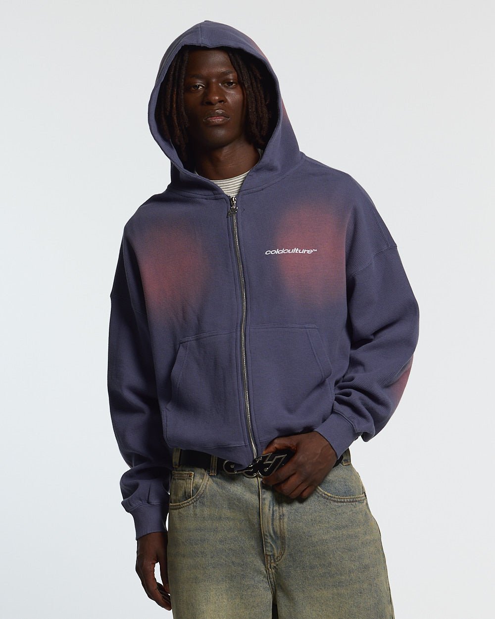 SUDADERA TÉRMICA CON CREMALLERA AZUL