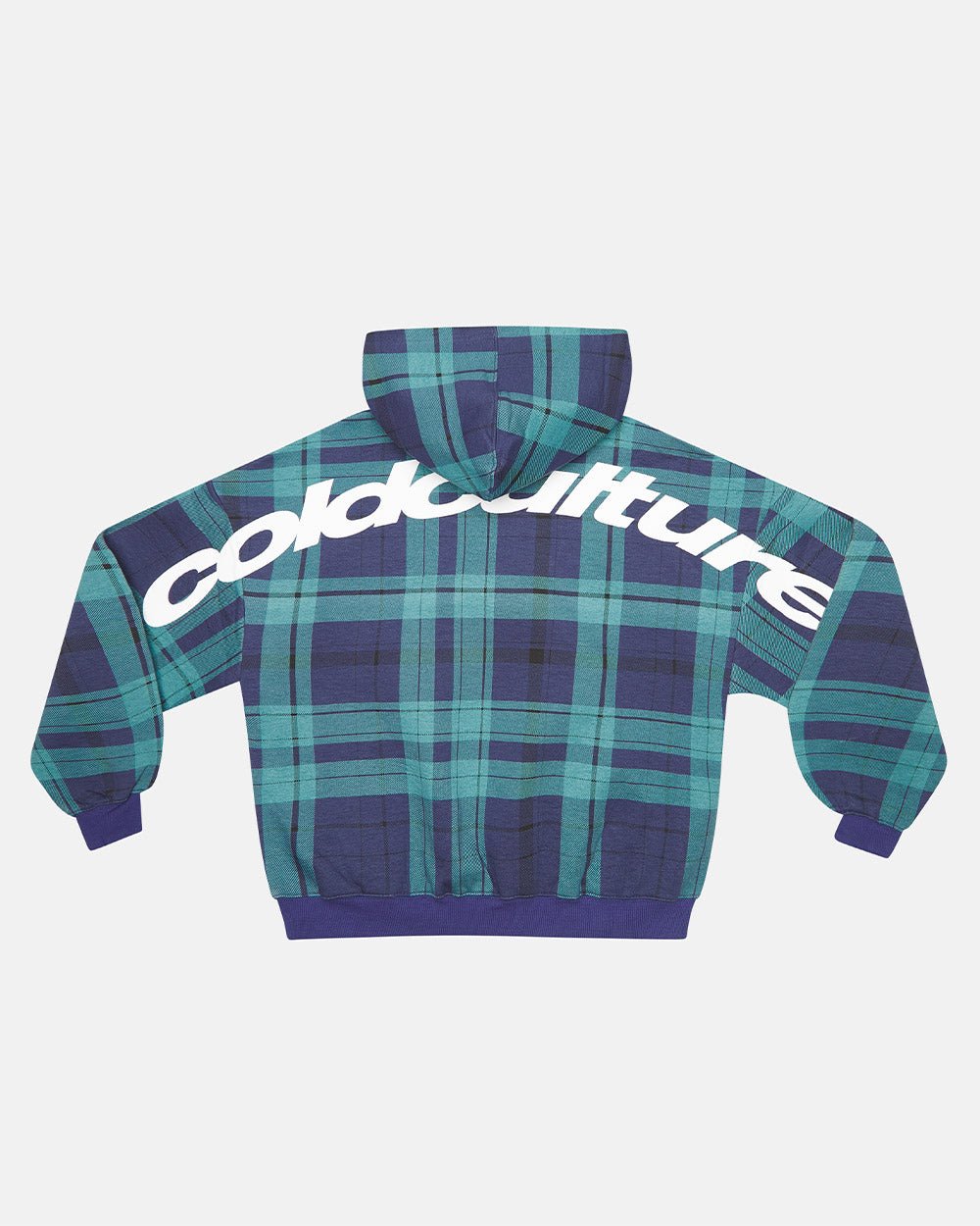 TWO FACES HOODIE NAVY & GREEN