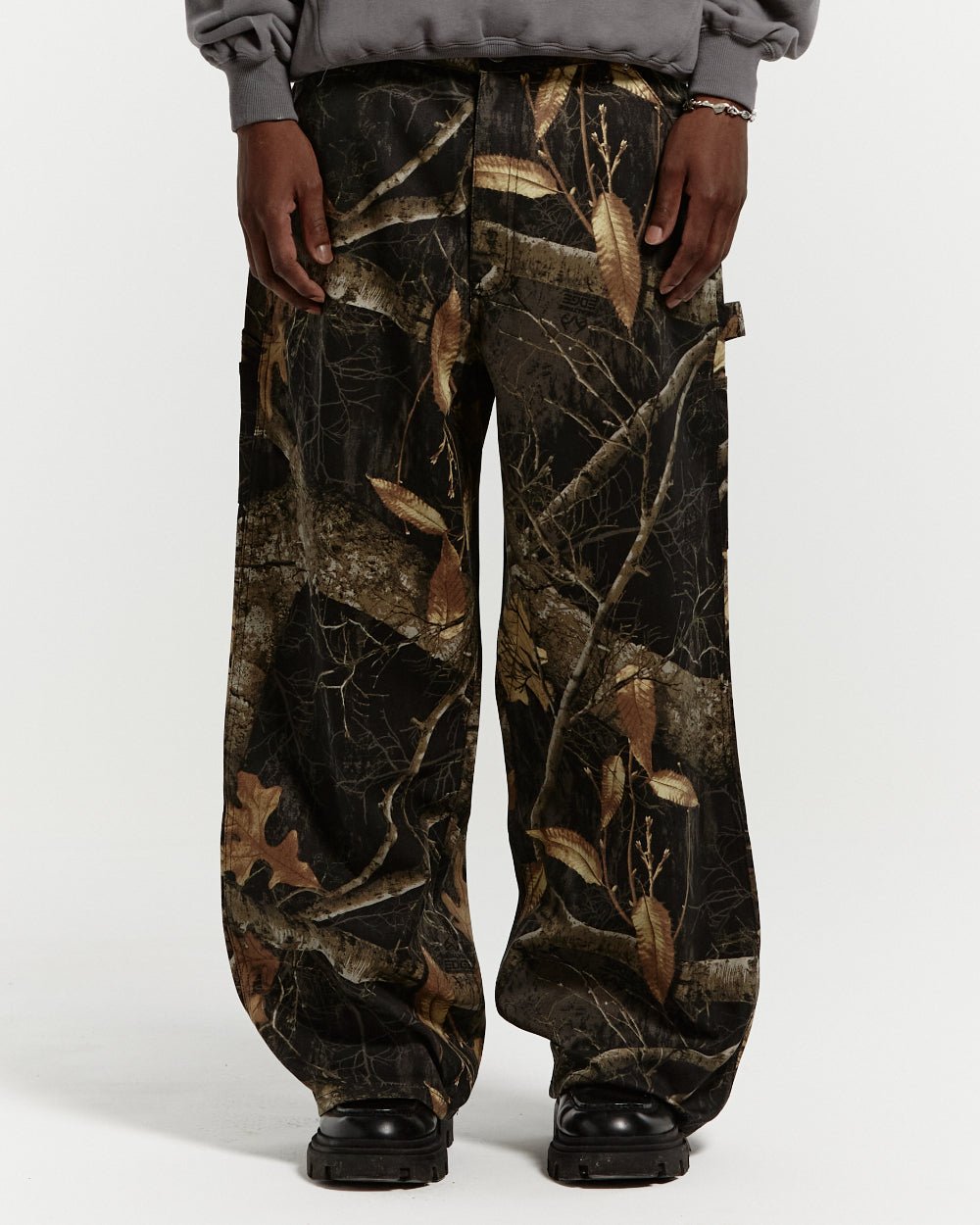 PANTALONES DE CARPINTERO V1 REALTREE NEGRO