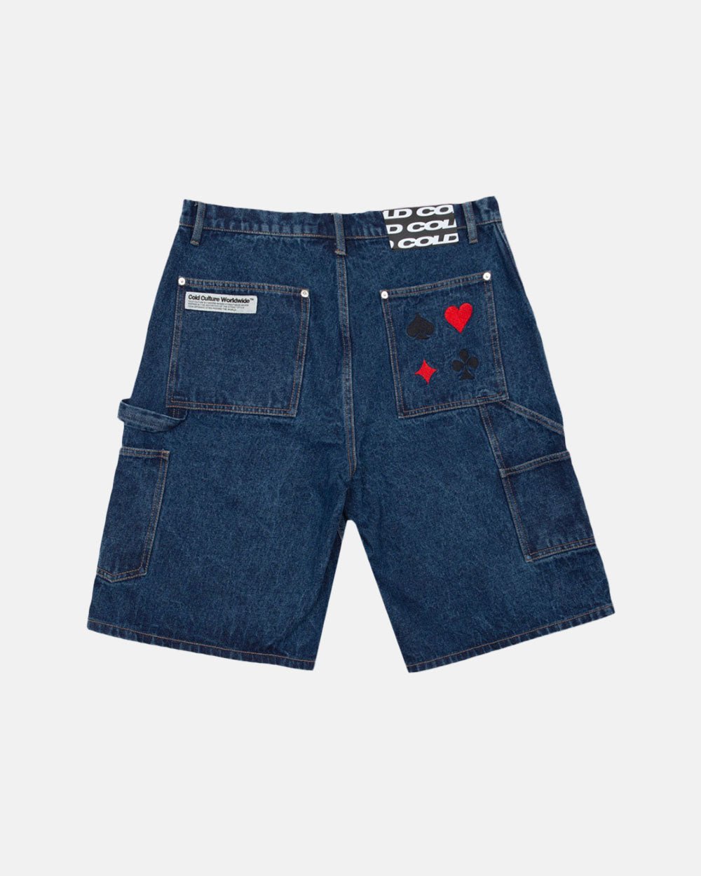 V1 CARPENTER SHORTS DARK DENIM