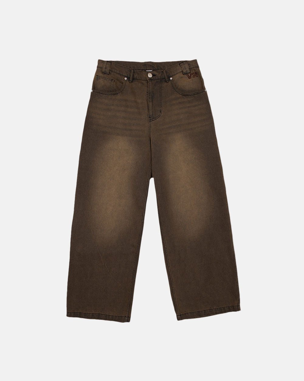 V2 PANTS FADED BROWN DENIM