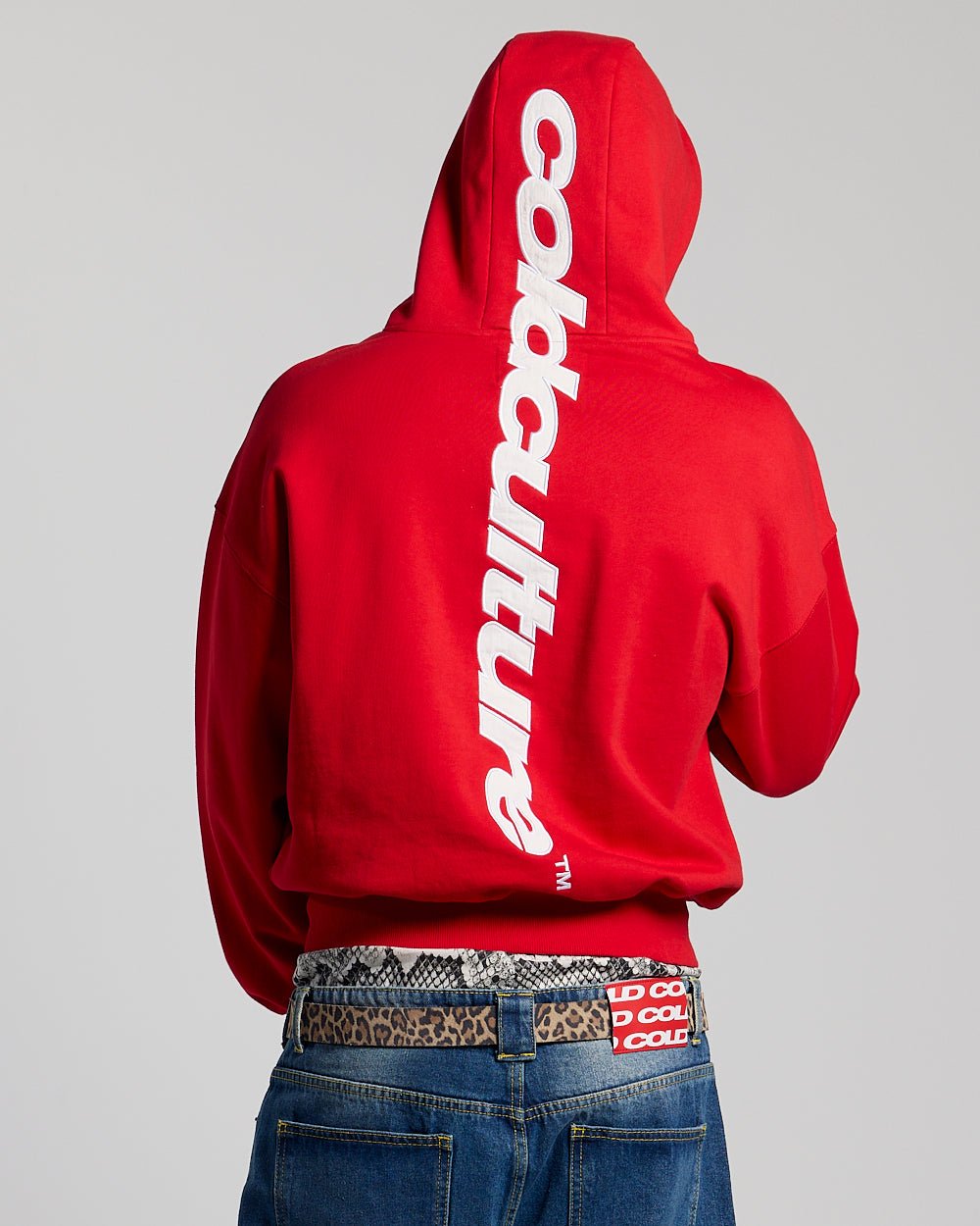 VERTICAL HOODIE RED