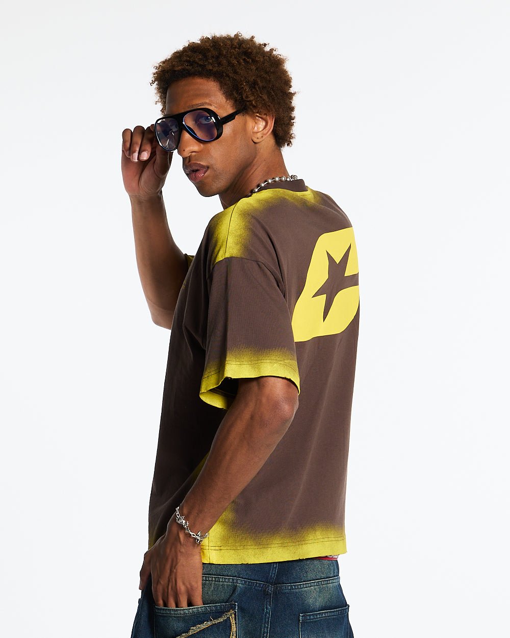 WANDER ON TEE MARRÓN CHOCOLATE