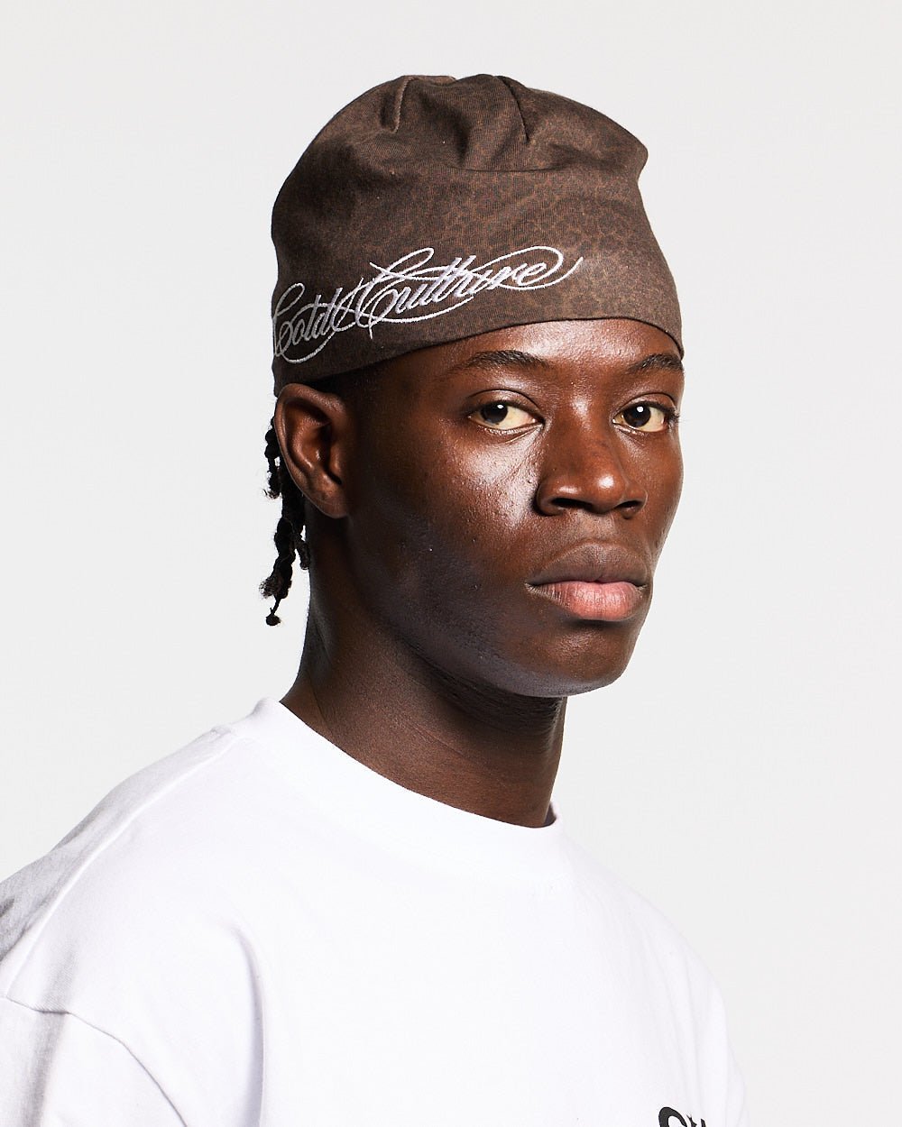 WILD SCRIPT BEANIE LEOPARD