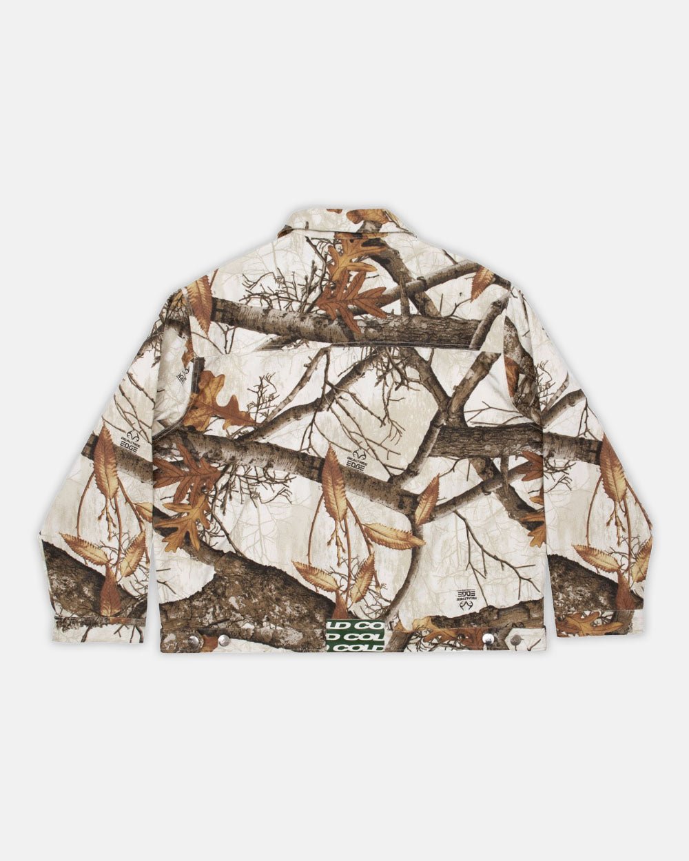 CHAQUETA DE TRABAJO CON CREMALLERA REALTREE BLANCA