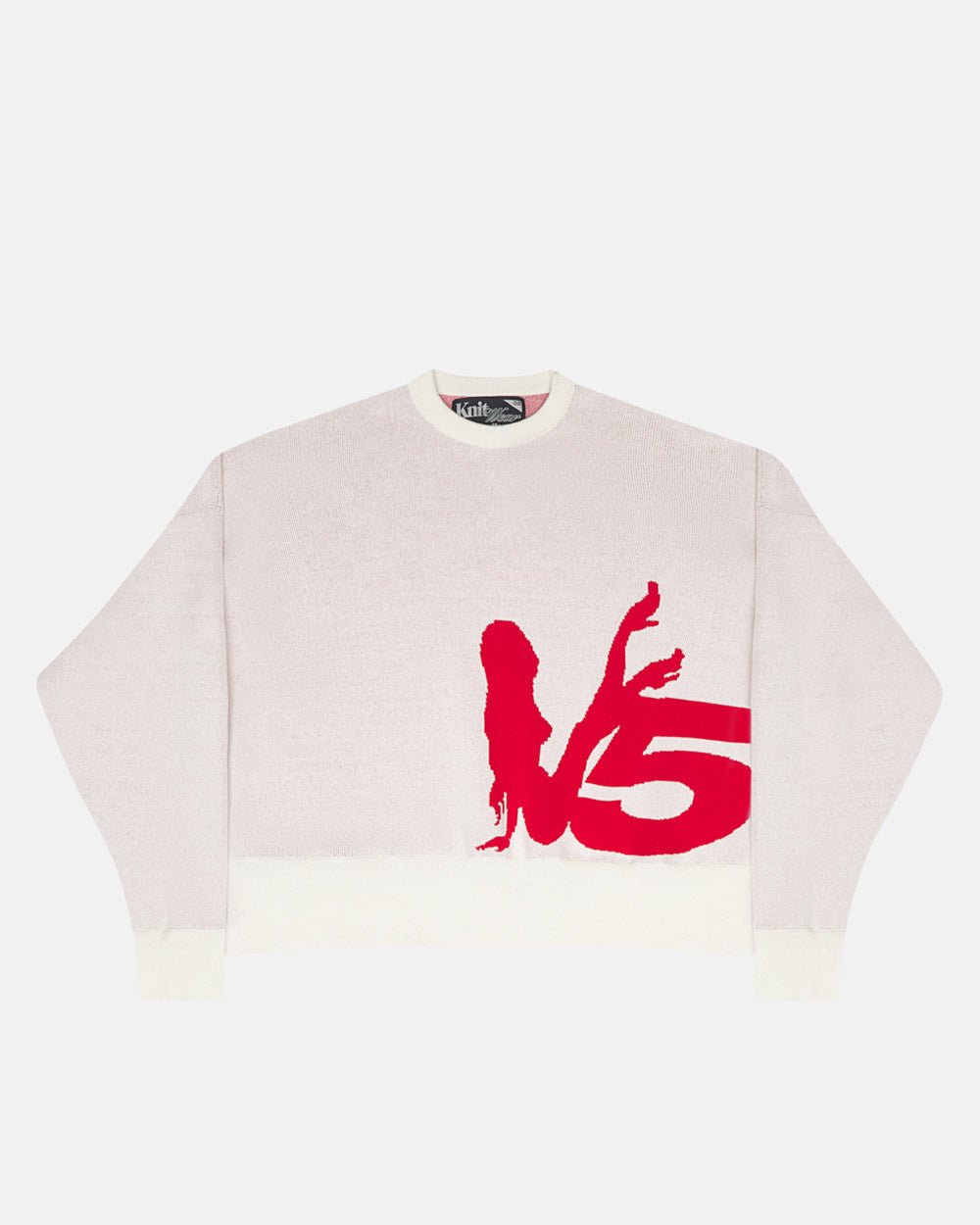 YURE KNIT BLANCO ROJO
